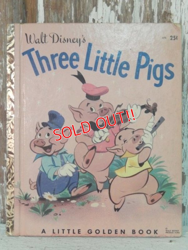 画像1: bk-140509-06 Three Little Pigs / 40's Picture Book