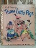 画像1: bk-140509-06 Three Little Pigs / 40's Picture Book (1)