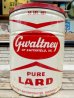 画像1: dp-140617-02 Gwaltney Pure Lard / Vintage Tin Can (1)