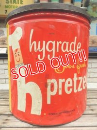 dp-140508-04 Hygrade Pretzels / Vintage Tin Can