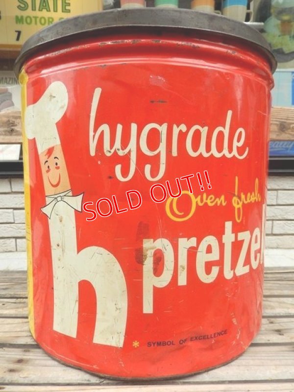 画像1: dp-140508-04 Hygrade Pretzels / Vintage Tin Can