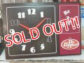 dp-140617-01 Dr Pepper / 80's Wall Clock