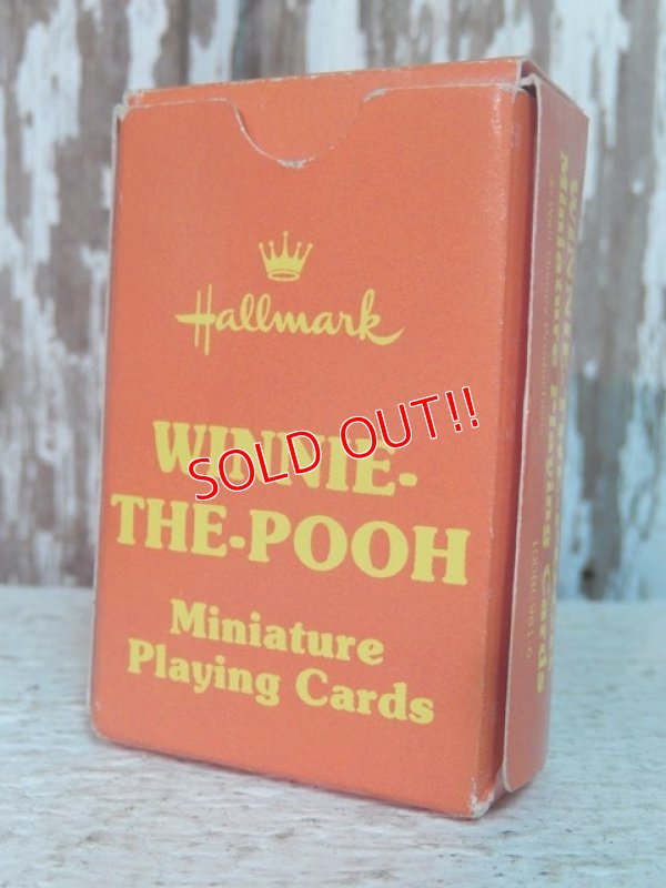 画像2: ct-140516-104 Winnie the Pooh / Hallmark 70's Miniature Playing Cards