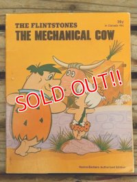 bk-140610-07 The Flintstones / The Mechanical Cow 1975 Picture Book