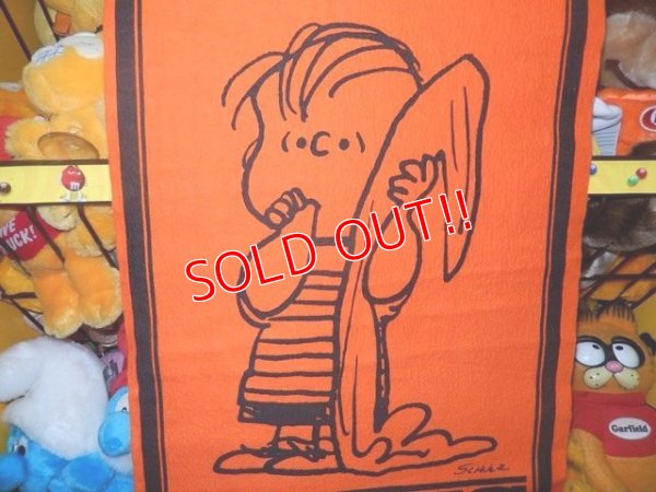 画像3: ct-140617-05 PEANUTS / 60's Banner "Linus" Orange