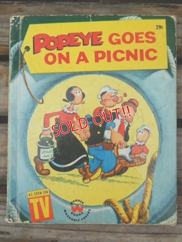 画像1: bk-140610-14 Popeye / 50's Picture Book