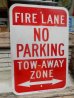 画像1: dp-140606-01 Road sign "FIRE LANE NO PARKING" (1)