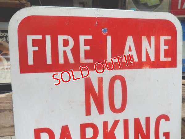 画像2: dp-140606-01 Road sign "FIRE LANE NO PARKING"