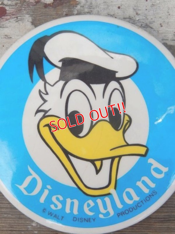 画像2: ct-140617-20 Donald Duck / Disneyland 70's Pinback