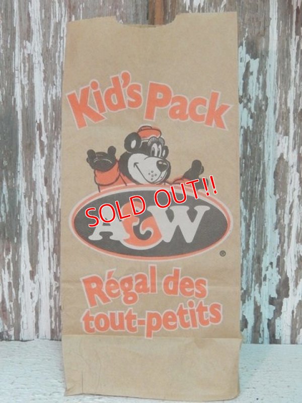 画像1: dp-131105-06 A&W / 90's Paper Bag "Kid's Pack"