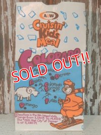 dp-131105-06 A&W / 1996 Paper Bag "Cruisin' Kid's Meal Colorado"