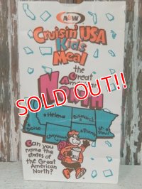 dp-131105-06 A&W / 1997 Paper Bag "Cruisin' Kid's Meal The Great American North"