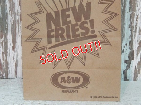 画像3: dp-131105-06 A&W / 1995 Paper Bag "New Fries!"