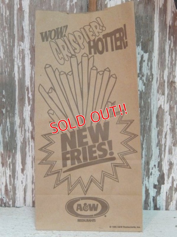 画像1: dp-131105-06 A&W / 1995 Paper Bag "New Fries!"