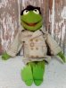 画像1: ct-140701-03 Kermit / Fisher-Price 1981 Plush Doll "Reporter" (1)