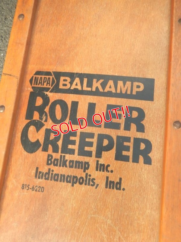 画像2: dp-140702-12 NAPA / Vintage Wood Roller Creeper