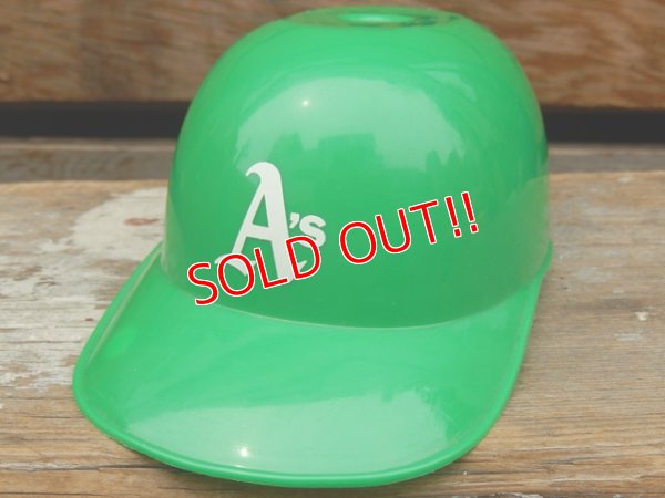 画像1: dp-140701-05 Oakland Athletics / 70's Helmet Ice Cream Cup