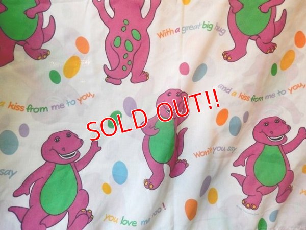 画像4: ct-140702-03 Barney & Friends / 90's Flat Sheet (Twin)