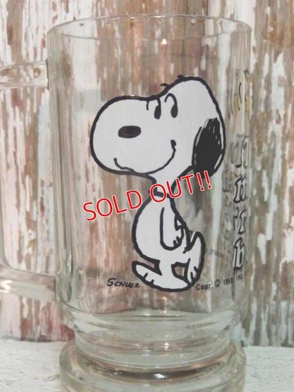 画像3: gs-140708-01 Snoopy / 70's Beer Mug "Too much root beer!"