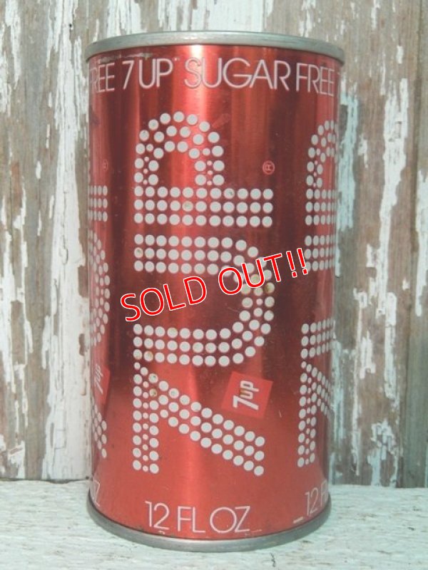 画像1: dp-140707-03 Sugar Free 7up / 70's 12oz fl Steel Can