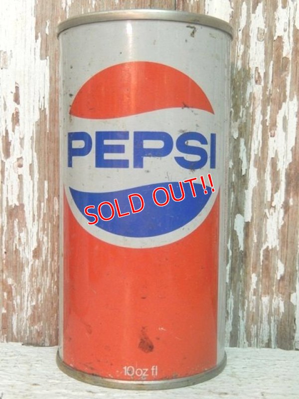 画像1: dp-140707-03 Pepsi Cola / 70's 10oz fl Steel Can