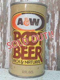 dp-140707-03 A&W Root Beer / 70's 12oz fl Steel Can