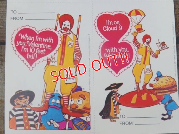 画像3: ct-140701-07 McDonald's / 1975 Valentine's Card (B)