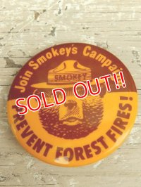ct-140715-14 Smokey Bear / Pinback "Join Smokey's Campaign!"