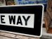 画像4: dp-140718-05 Road sign "ONE WAY" (4)