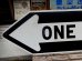 画像2: dp-140718-05 Road sign "ONE WAY" (2)