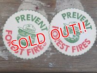 ct-140715-14 Smokey Bear / Vintage Coaster set