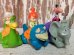 画像4: ct-140722-37 The Flintstones / Denny's 90's Meal Toy "Dino Racers" set (4)