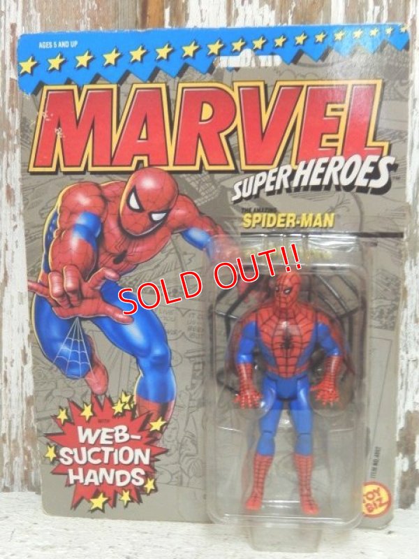画像1: ct-140724-19 Spider-man / Toy Biz 90's Action figure "Web-Suction Hands"