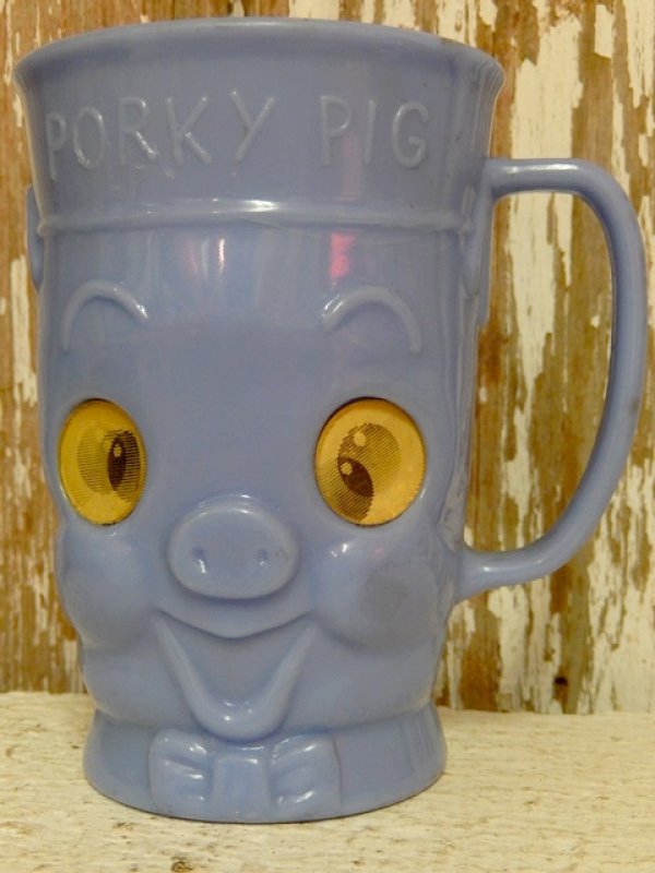 画像1: ct-140722-31 Porky Pig / Vintage Plastic Mug