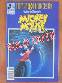 bk-140723-01 FANTASIA 50th Anniversary / 90's Mickey Mouse Adventures Comic