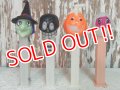 pz-130917-04 Halloween / 2000's PEZ Dispenser Set of 4