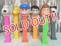 pz-130917-04 Peanuts / 90's PEZ Dispenser Set of 6