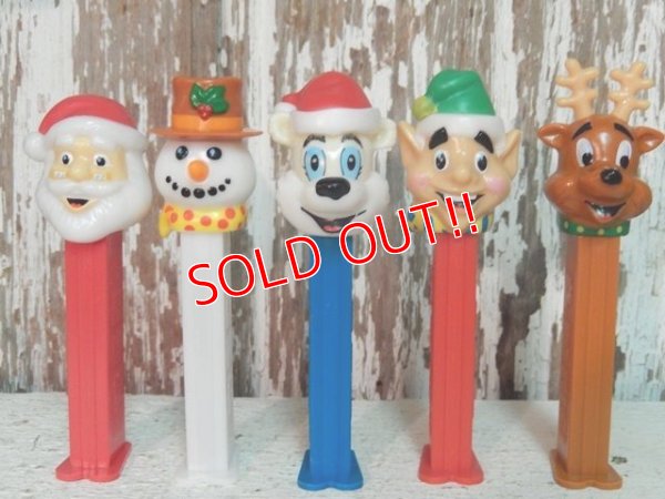 画像1: pz-130917-04 Christmas / 2000's PEZ Dispenser Set of 5