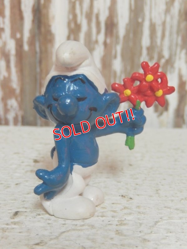 画像1: ct-140715-15 Smurf / PVC "Flower" #20044