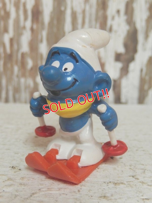 画像1: ct-140715-15 Smurf / PVC "Skier" #20091