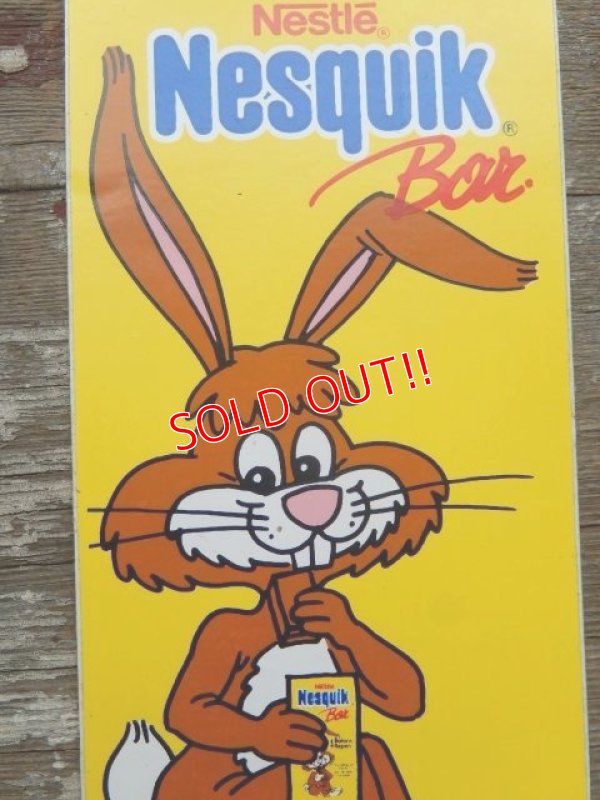 画像2: ad-140896-01 Nestlé / Quik Bunny 80's Sticker