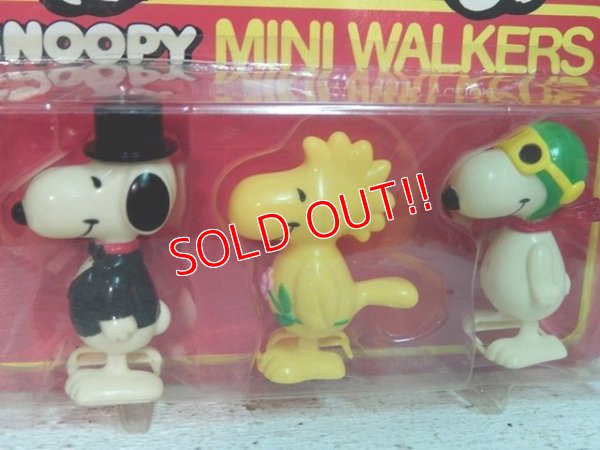 画像2: ct-140805-86 PEANUTS / AVIVA 70's Wind-up Action Mini Walkers