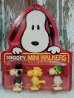 画像1: ct-140805-86 PEANUTS / AVIVA 70's Wind-up Action Mini Walkers (1)