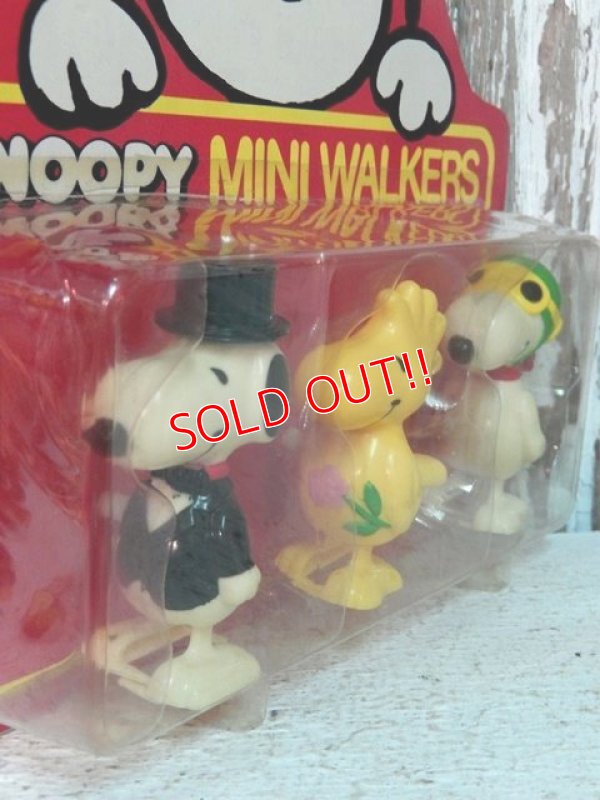 画像3: ct-140805-86 PEANUTS / AVIVA 70's Wind-up Action Mini Walkers