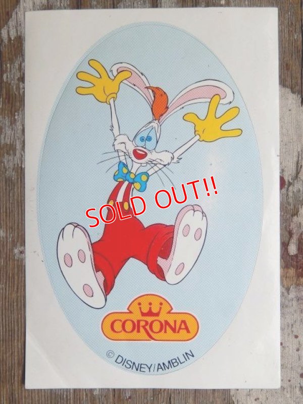 画像1: ad-140896-01 Roger Rabbit / 80's Sticker