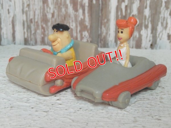 画像2: ct-140805-51 The Flintstones / Denny's Kids Club Toy "Flintstones Vehicles"