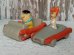 画像2: ct-140805-51 The Flintstones / Denny's Kids Club Toy "Flintstones Vehicles" (2)