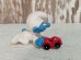 画像3: ct-140805-49 Baby Smurf / PVC "Playing toy car" #20215 (3)