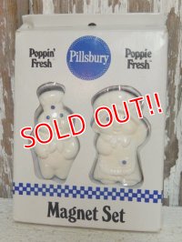 ct-140820-17 Pillsbury / Poppin Fresh & Poppie Fresh 80's Magnet
