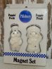 画像1: ct-140820-17 Pillsbury / Poppin Fresh & Poppie Fresh 80's Magnet (1)